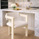 Lif Mobilya T model Ahşap Geniş oturum modern sandalye